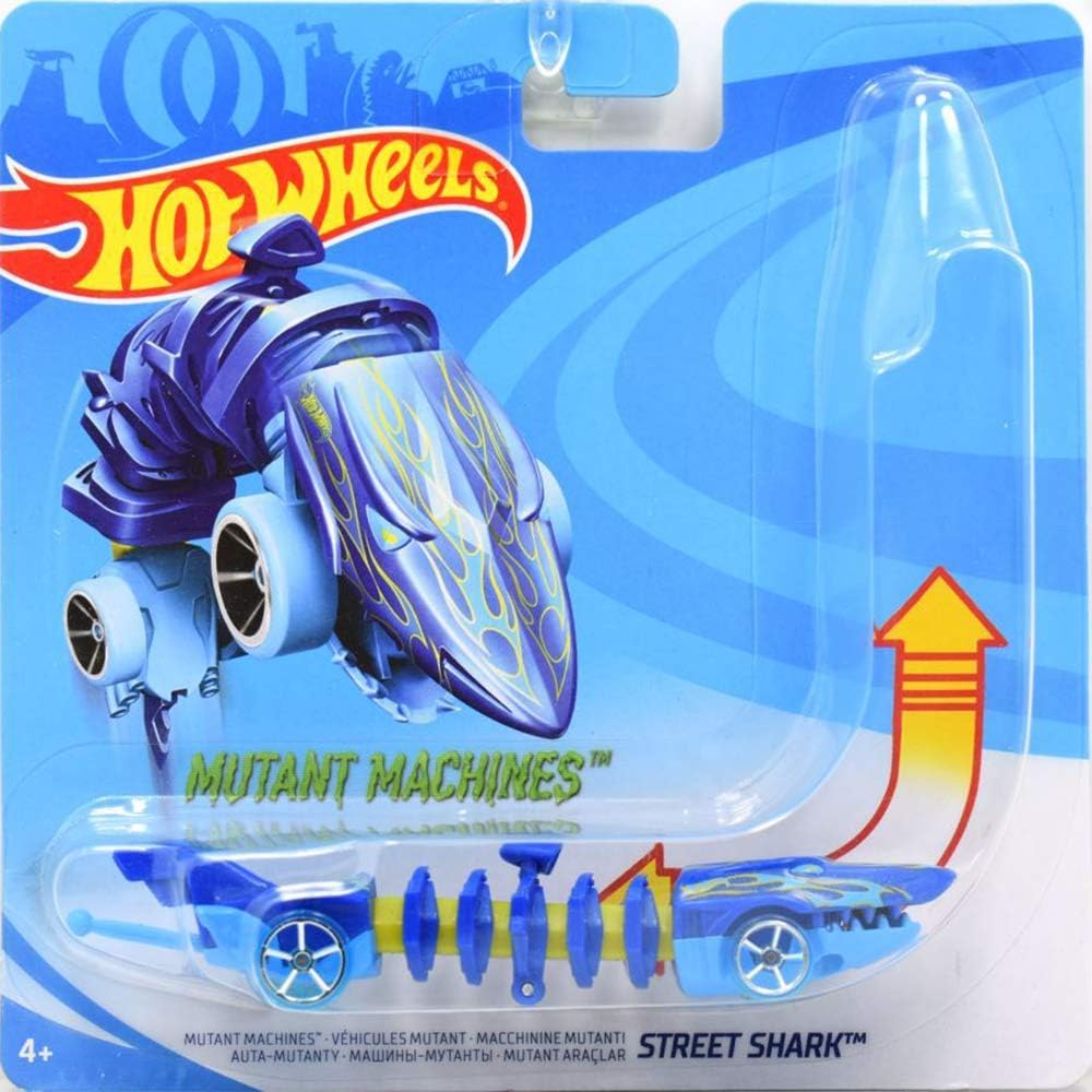 Mutant Machines Street Shark - Compatible with Hot Wheels and Made by Hotwheels ~ Unique Slithering Action Car