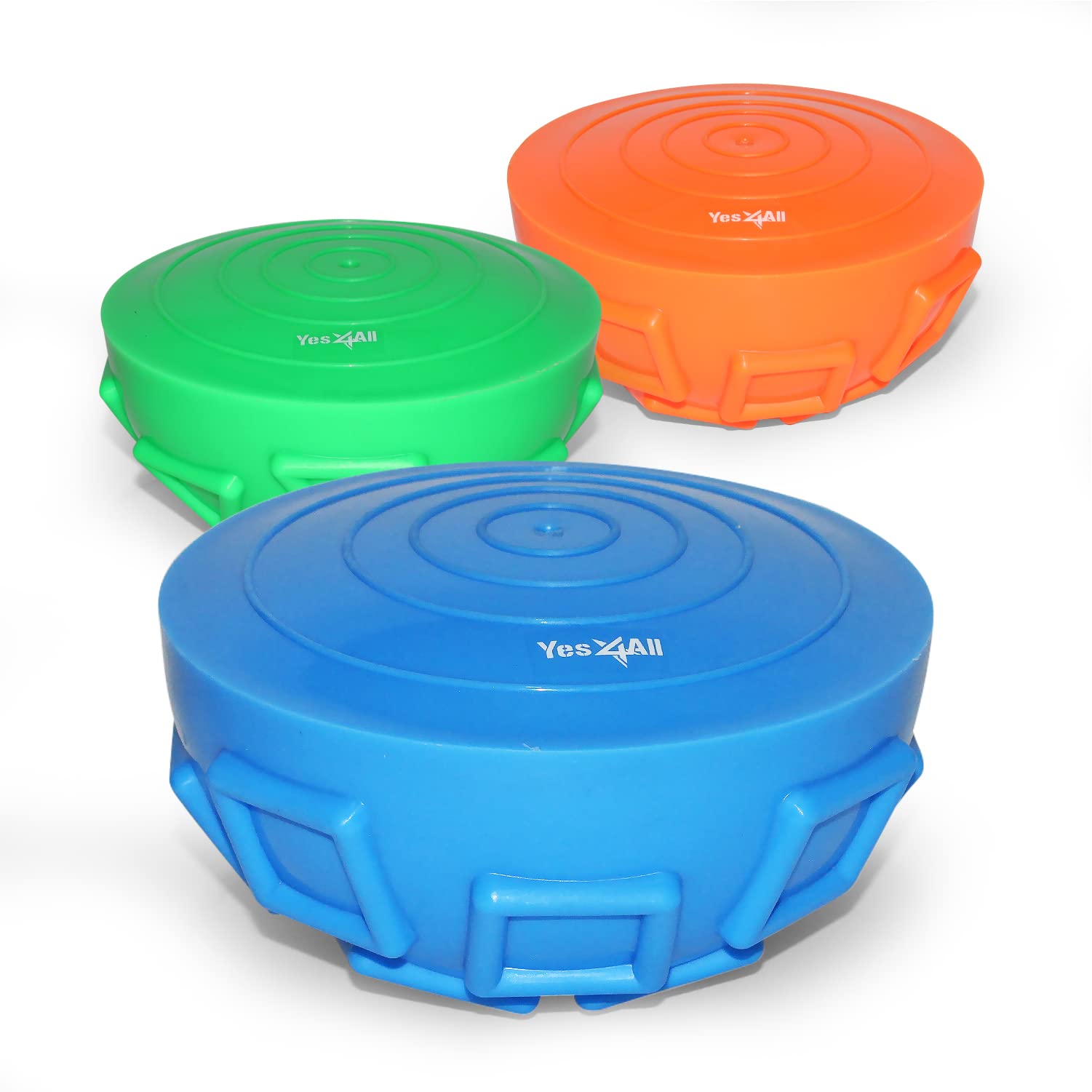 Yes4All Hedgehog Balance Pods for Exercise, Core Body Balancing, Balance Pods for Any Age Group with Hand Pump - Set of 6
