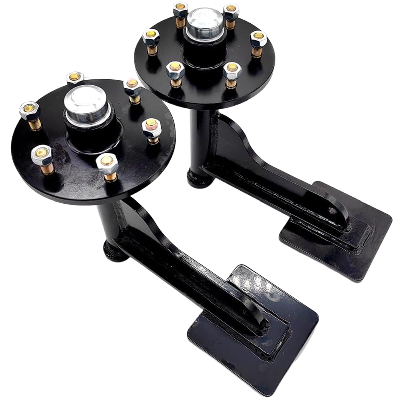Photo 1 of ***SIMILAR ITEM***REVOTUNE Shipping Container Wheels Kit 6-Lug Bolt On Wheels, Spindle Kit 8000LB Complete Assembly, Compatible with 40' Shipping Container Heavy-Duty Shipping Container, Black