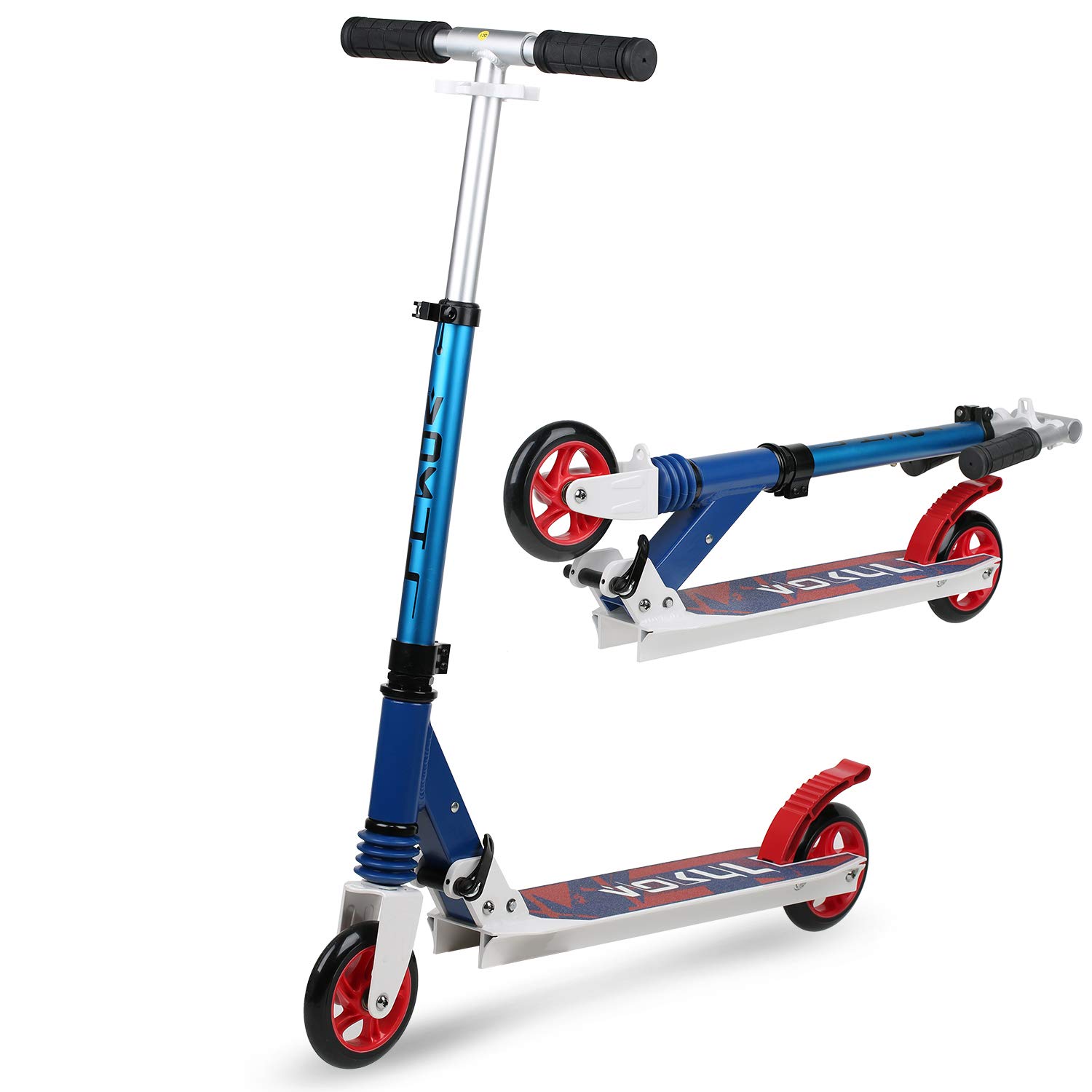 VOKUL Kick Scooter for Kids Boys Girls Ages 612 Adjustable Foldable