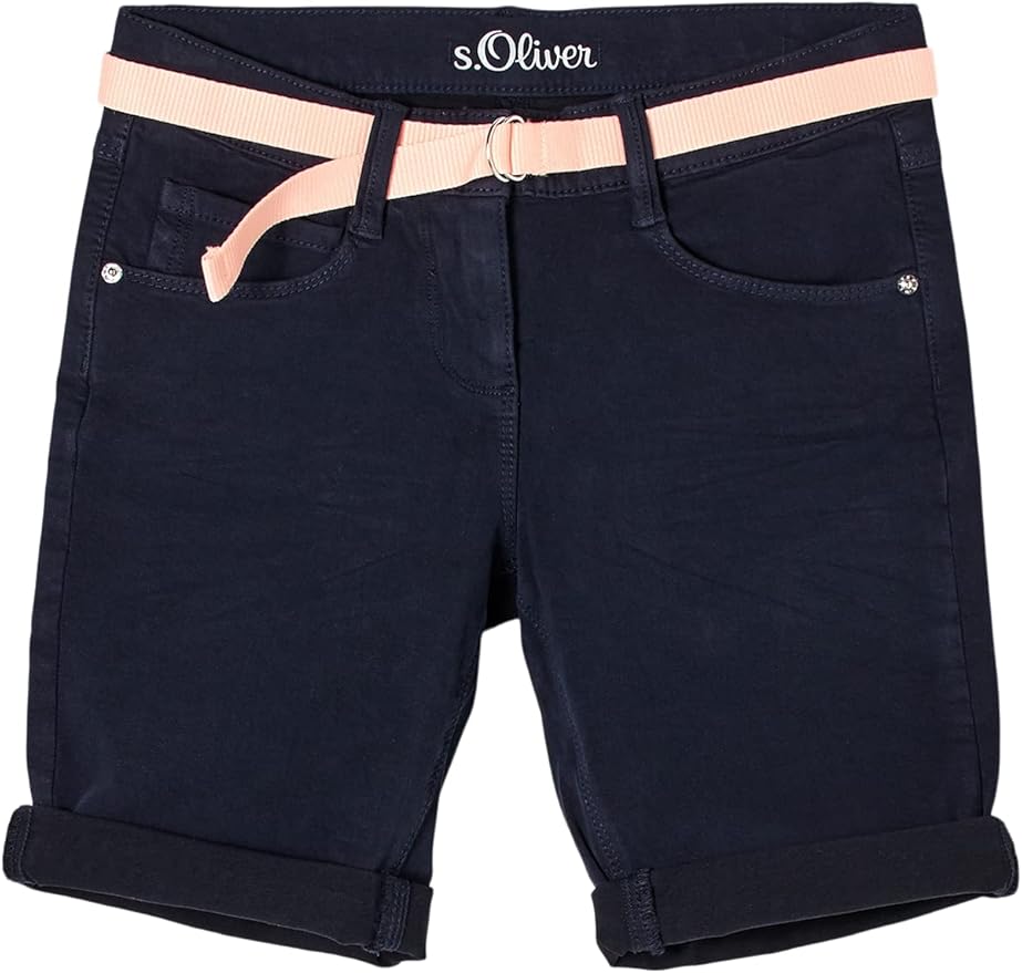 S.Oliver Mädchen Jeans - Schmale Suri Jeans In Dunkler Waschung