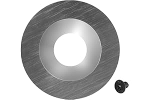 ASIEG TOOL Ci0 16mm Round Carbide Insert Cutter Knife Indexable Replacement with Screw Fits For Full And Pro Size Popular DIY Wood Turning Finisher Hollower Tools Woodworking Lathe 1pcs