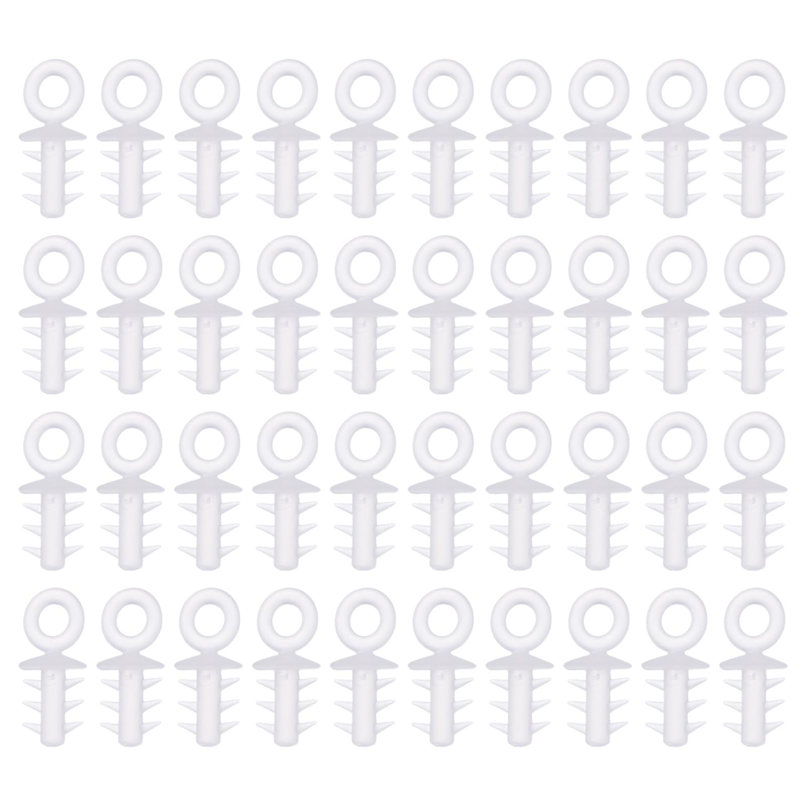 Yardwe 200pcs Foam Christmas Foam Ornament Large Ornaments Small Christmas Balls Tree Balls DIY Caps Christmas Ornament Hooks Clear Christmas Ornaments Plastic