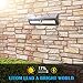 Litom 77 LEDs Solar Light, Super Bright Outdoor Solar Wall Lights with Motion Sensor & Great Waterproof, Security Wireless Nightlight for Garden Patio Path Back Yard (4 Pack)