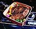 BulbHead Red Copper Square Pan 5 Piece Set by BulbHead, 10-Inch Pan, Glass Lid, Fry Basket, & More