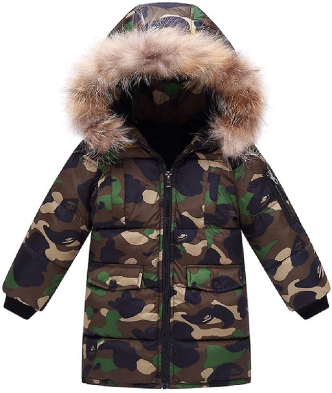 Abrigo Gruo Y Cálido De Terciopelo Para Niños, Chaquetas Acolchadas De Algodón Para Bebés Y