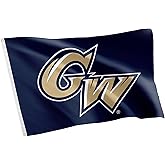 Desert Cactus The George Washington University TGWU Flag - 3 x 5 Feet Colonials Banner, Indoor/Outdoor Durable Fabric, 100% Polyester Design (Style 1)