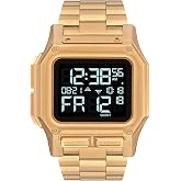 NIXON Regulus SS A1268-100m Water Resistant Men's Digital Sport Watch | (46mm Watch Face, 29mm-24mm Stainless Steel Band)