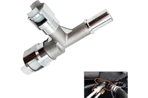 CEYHTLY 800-413HP Metal Heater Hose Connector Compatible with 2000-2014 Cadillac Escalade ESV EXT, Chevrolet Avalanche Silverado 3500 HD Suburban 1500 2500 Tahoe, GMC Sierra 3500 HD Yukon XL 1500 2500 (1 pcs)