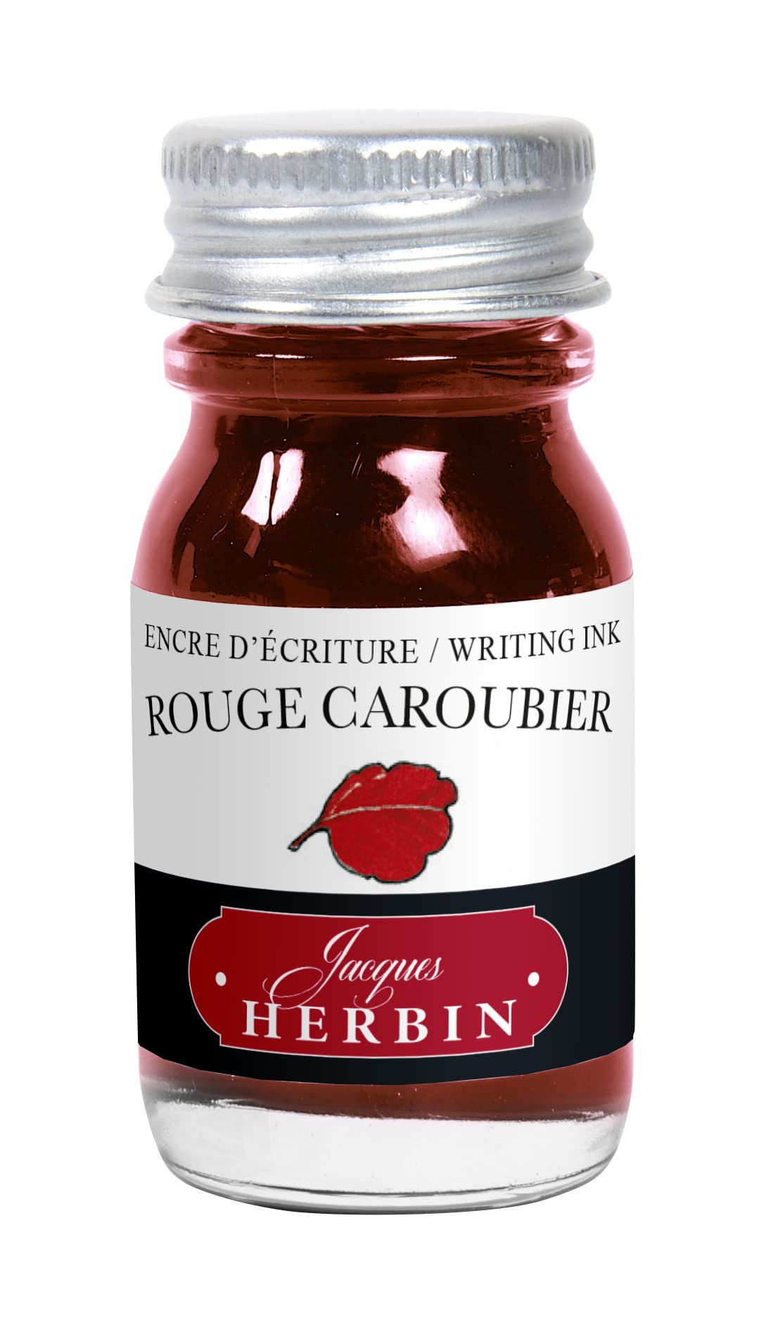 Jacques Herbin 11522T - Writing and drawing ink - Fountain pens and rollerballs - Carob red - 10 ml - Made in France- Calligraphy, Writing, Arts Crafts — image 1