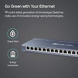 TP-Link TL-SG116 16-Port Desktop Gigabit Network Switch Green Power Saving QoS view 4
