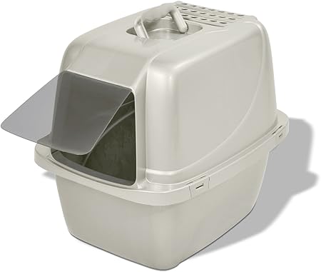 Large Enclosed Cat Pan with Odor Door 