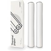 A4 Thermal Paper Rolls for HPRT MT810 &amp; POOOLITECH Portable Printer High Definition 50 Sheets Compatible with Other Thermal Printers (2 Rolls | 8.3''x23')