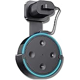Sintron Wall Mount Holder for UK Google Mini & Dot 2 - Smart Home Outlet Wall Mount Stand for Dot 2nd Generation Speaker Holder with Charging Cord Cable, Space Saving Accessories Without Messy Wires