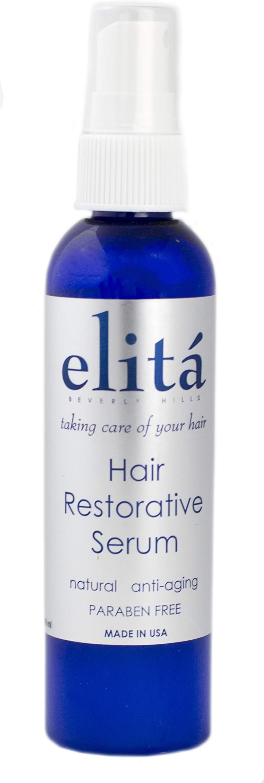 (Official) elita Beverly Hills 4oz HAIR RESTORATIVE SERUM: | All Natural Anti-aging Formula | Paraben & Sulfate Free | Stimulates Natural Hair Growth | Made in USA by elita Beverly Hills elitahair