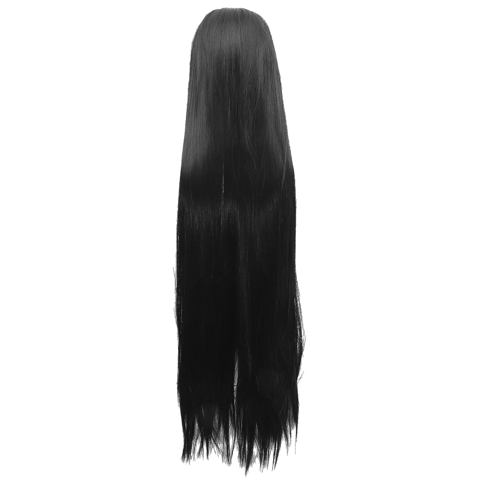 New Fashion Women Lady Long Straight Hair Full Wigs Cosplay Party Anime Wig 100Cm (Black)