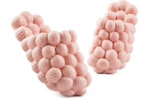 Fiedaz Bubble Slides for Kids Girls Boys Golf Ball Slides Funny Lychee Massage Slides Non-Slip Cloud Slides House Slippers Beach Pool Sandals
