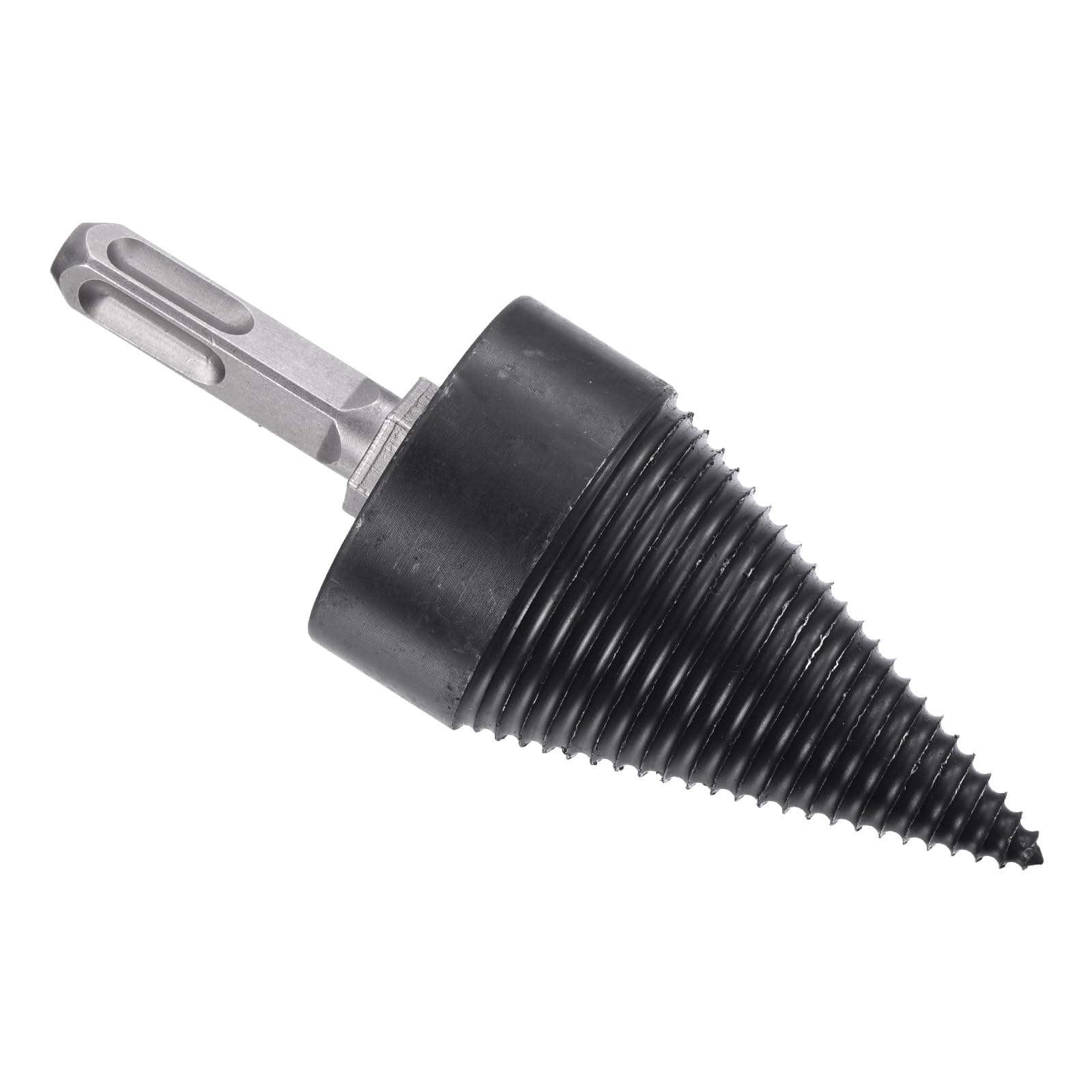 PATIKIL 50mm Firewood Log Splitter Drill Bit, Removable Drill Bits Electric Drills Screw Cone Driver with Square Shank for Home and Outdoor