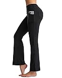 CAMBIVO Flare Yoga Pants for Women High