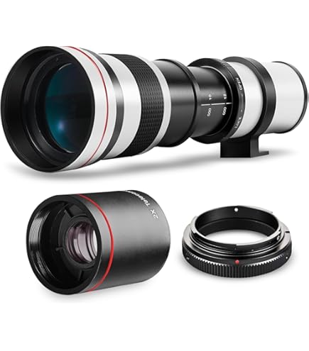 Amazon.com : High-Power 420-800mm Manual Telephoto Micro Four