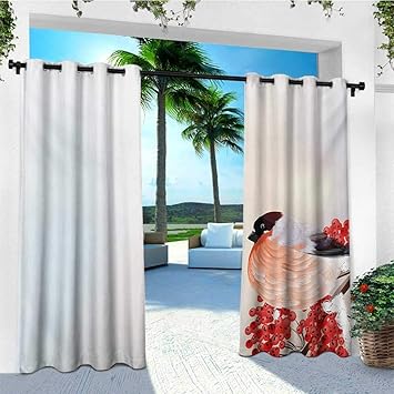 Amazon Com Leinuoyi Rowan Outdoor Curtain Pole Christmas Themed