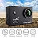 DBPOWER EX5000 Action Camera , 14MP 1080P HD WiFi Waterproof Sports Cam 2 Inch LCD Screen , 170 Degree Wide Angle Lens , 98ft Underwater DV Camcorder With 16 Accessories Kits (A-Action camera)