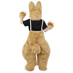 HAOAN Plush Faux Fur Bunny Costume Rabbit Masks Paw