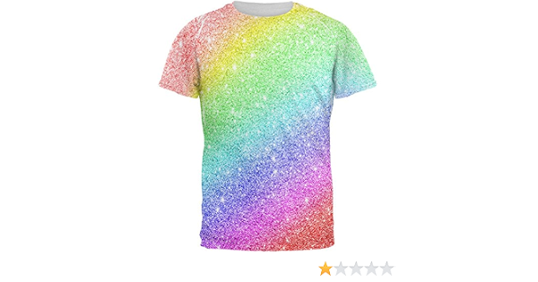 LGBTQ Pride Faux Rainbow Glitter 