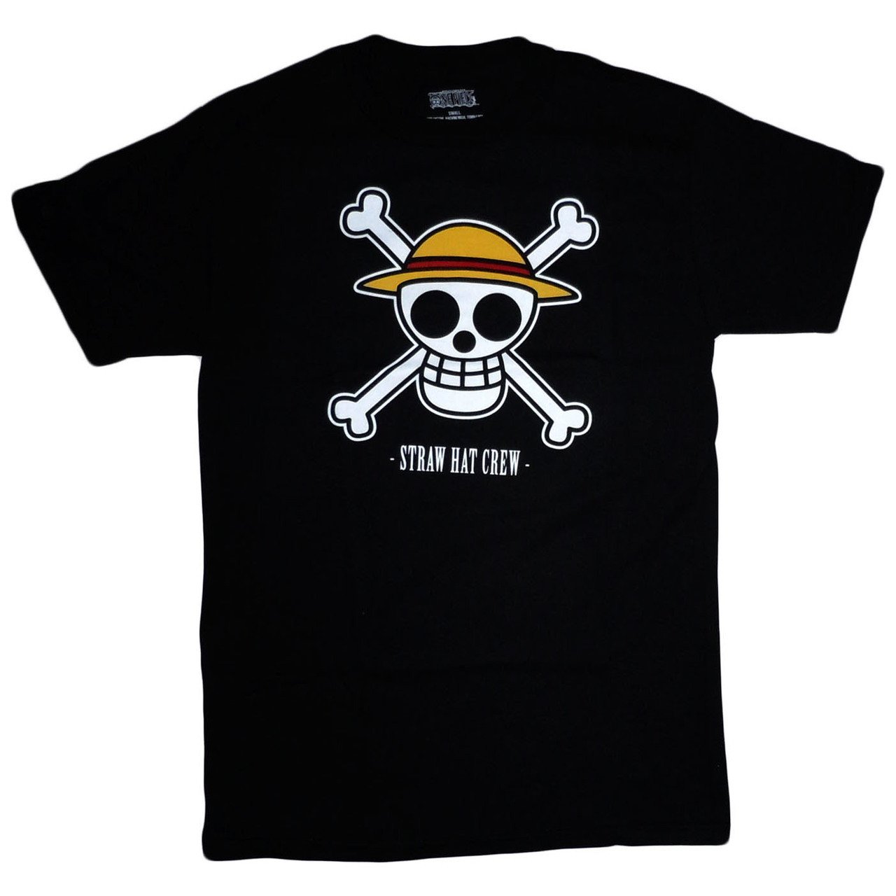 One Piece Luffy's Jolly Roger Straw Hat Crew TShirt Clothing