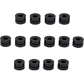 HZUTUZH Black Rubber Silicone Carabiner Keeper Retainer - Belay &amp; Rigging Stopper for All Types of Locking Carabiner &amp; Quickdraw