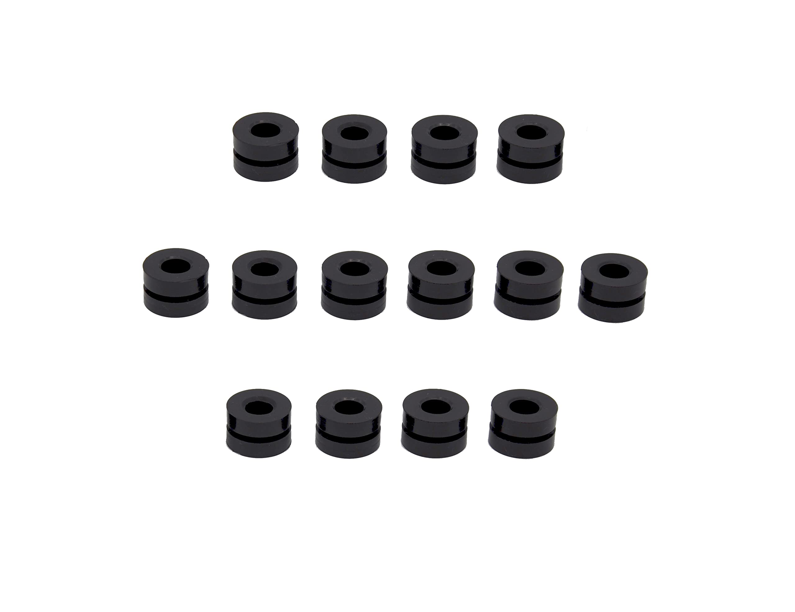 Photo 1 of HZUTUZH Black Rubber Silicone Carabiner Keeper Retainer - Belay & Rigging Stopper for All Types of Locking Carabiner & Quickdraw (10)