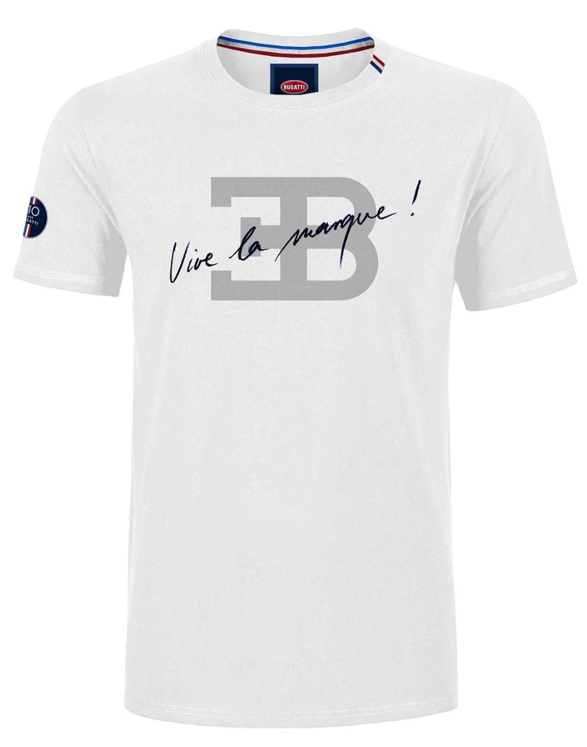 Buy Bugatti Men S White Vive La Marque T Shirt 2xl At Amazon In