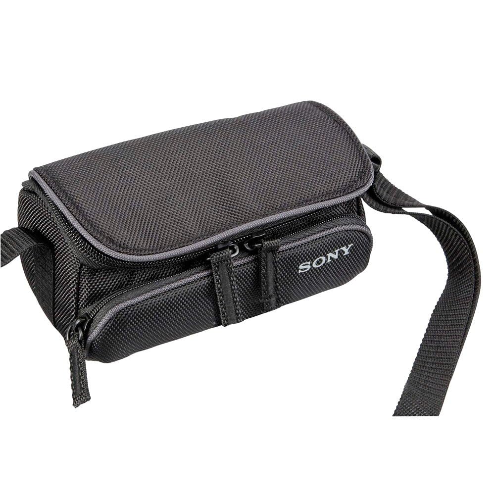 Sony LCS-U5 - Camcorder case - nylon - for Handycam DCR-SX22, HDR-CX220, CX240, CX280, CX320, CX405, CX410, CX440, PJ410, PJ440