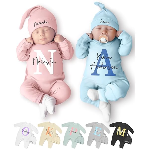 Conjunto De Pijama Y Gorro Para Bebé, 100% Algodón Suave, Con Gorro, Traje Para Bebé Niño Y Niña Que Llega A Casa En Color Blanco, Blanco