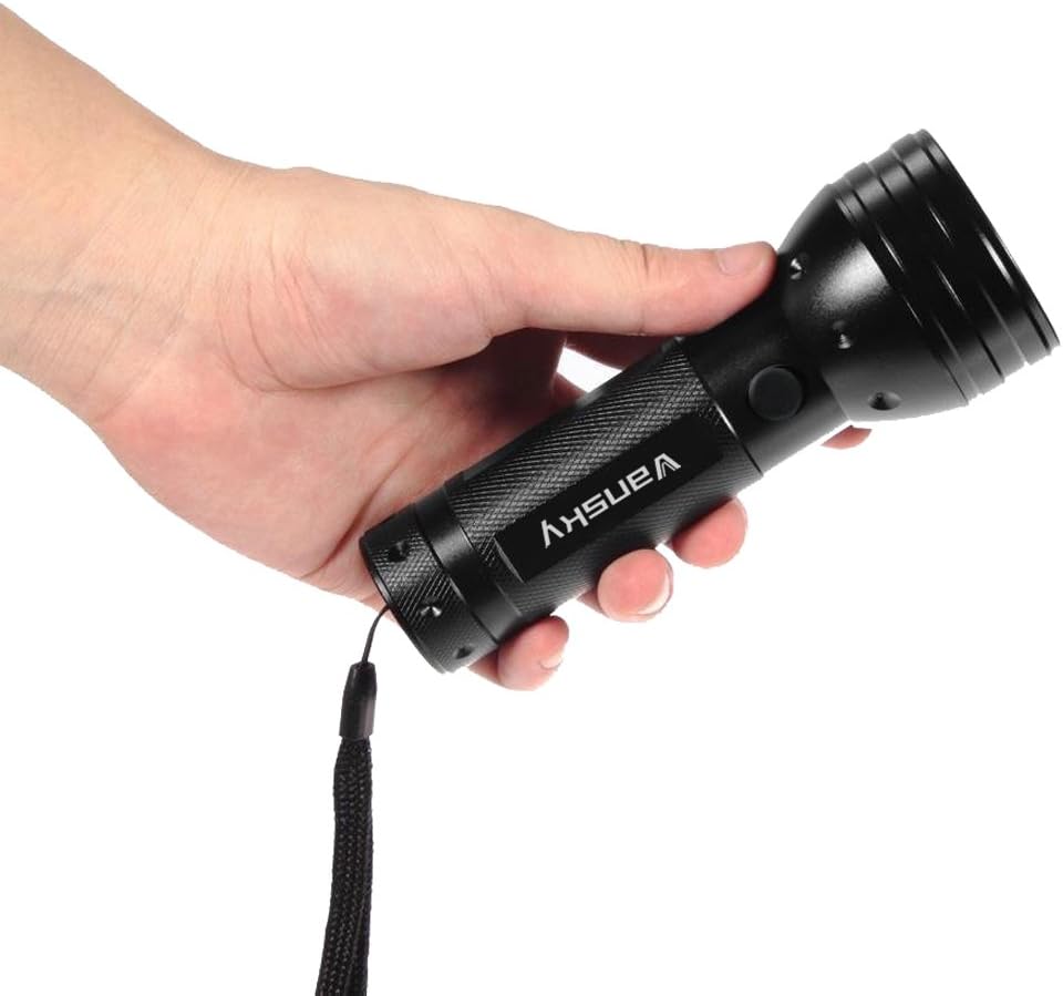 Vansky Flashlight Black Light 51 LED Blacklight Detector for Dog/Cat Urine,Dry Stains,Bed Bug, Matching with Pet Odor Eliminatornator, Eliminator, uv-2: Home Improvement