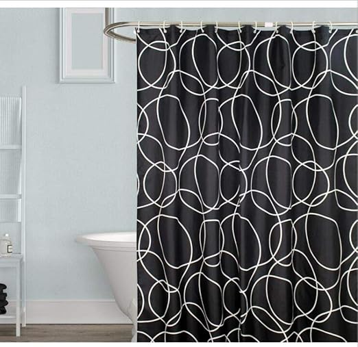 Amazon Com Kittf1 Shower Curtains Waterproof Polyester Shower Curtain Can Be Machine Washed Modern Bathroom Decoration Mildew Shower Curtain 240cm200cm Ht Home Kitchen