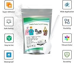 Procoloredfun DTF Ink 1500 ml and Powder Set 6 x
