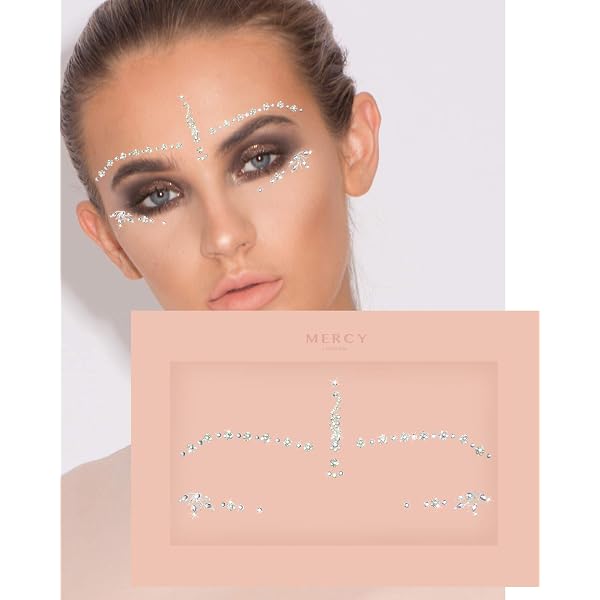 Mercy London Bindi Multipack – Kristall-Gesichtsjuwelen In Gold & Silber, Vegan, Tierversuchsfrei, Für Festivals & Hochzeiten