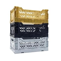 Collapsible Storage Box, Foldable Crate Organizer