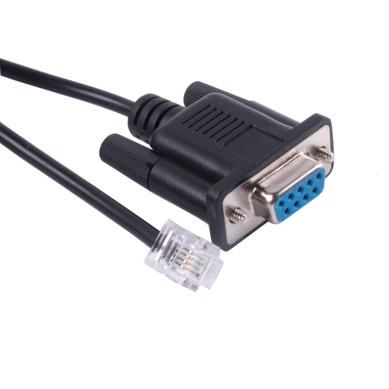 usangreen USB to RJ11 Cable for Skywatcher EQ6 EQ5 HEQ5 EQMOD ASCOM PC to Connect The Synscan Hand Controller (6feet/180cm, db9 to rj11 6p4c)