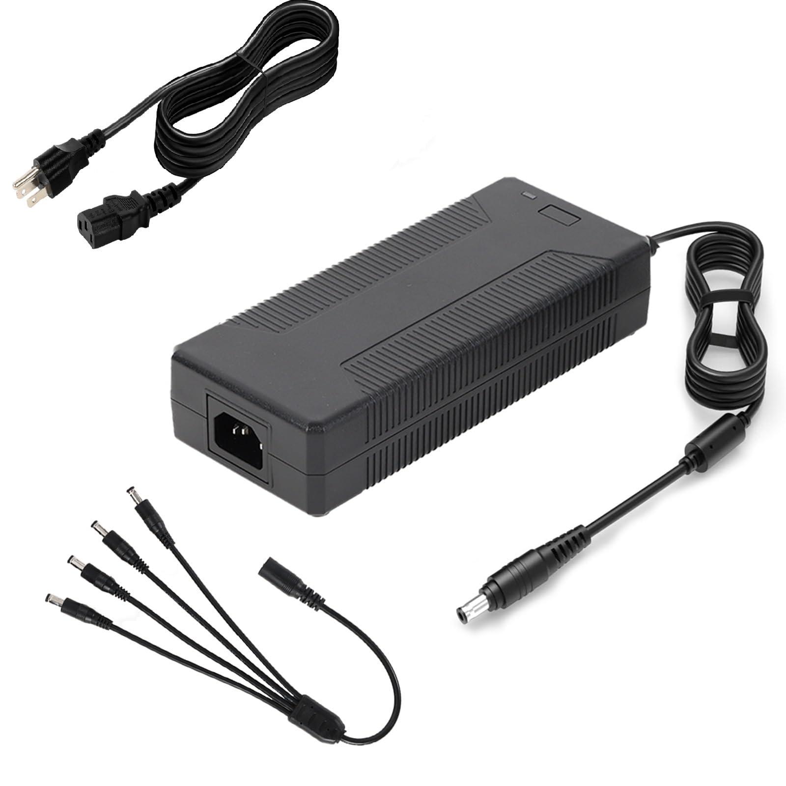 Photo 1 of 24V10A Power Adapter 240W with DC Plug Sizes of 5.5 * 2.5MM and 5.5 * 2.1MM is Appropriate for powering Various Devices Including 24V LED Strip Lights, Security Cameras?Sound Equipment?