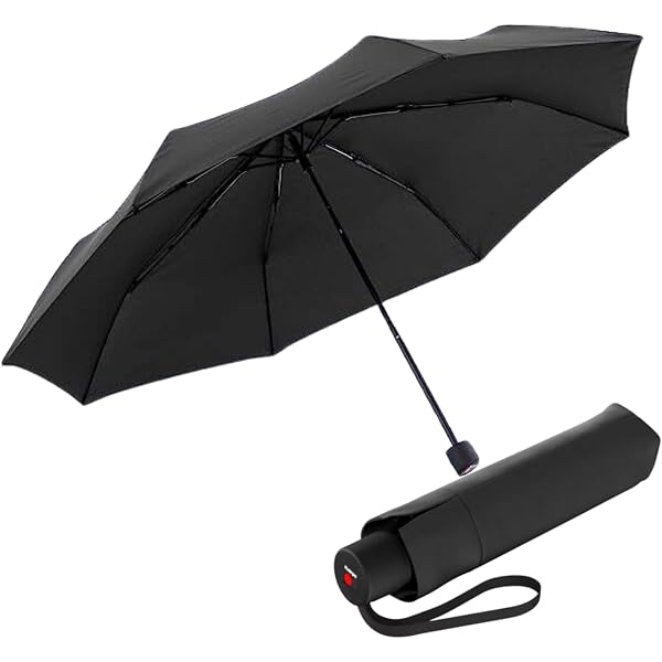 Parapluie Automatique Knirps T.200 Medium Duomatic Vibration Magma - Rouge, 100% Polyester, Neuf Avec étiquette