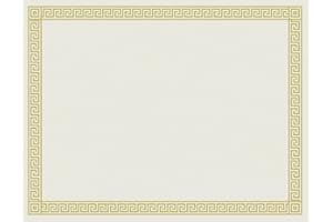 Great Papers! Channel Border Foil Certificate, for Awards, Achievements and Accomplishments, Printer Friendly 8.5”x11”, 12 Sheet Pack (963070)