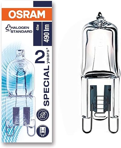 Osram 40W 230V G9 Halopin Oven Lamp Halogen