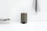 Brabantia newIcon Pedal Bin 3 L Platinum with Plastic Inner Bucket view 5
