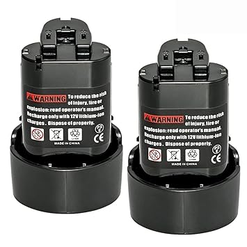 [2 Stück] Surepp 10.8V 3,0Ah Lithium Ersatz akku kompatibel Makita akku BL1013 BL1014 194550-6 194551-4 DF030DW DF030D DF030D