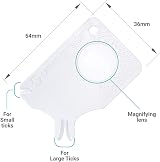 Lifesystems Tick Removal Card for Dogs or Humans with Magnifying Lens view 3
