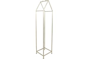 Creative Co-Op Metal House-Shaped Fire Wood Holder with Handle, Nickel Finish