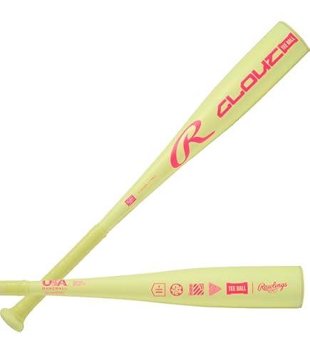 RAWLINGS STORM 25 12 oz 2-1/4 T-Ball batte rose modèle TBZS12