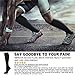 QUXIANG Copper Compression Socks for Men & Women - Best for Running, Athletic, Medical, Pregnancy and Travel - 15-20mmHg